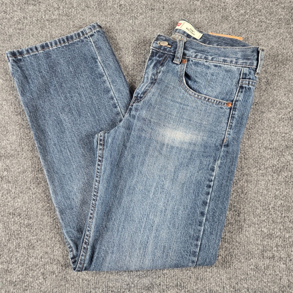 Levi's 550 Relaxed Jeans Boys 16 Reg 28x28 Blue Straight Leg Denim
